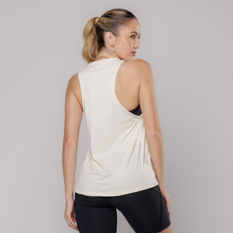 Regata Fitness Leve com Proteção UV Bege