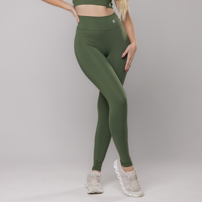 Legging Fitness Basica Verde Escuro